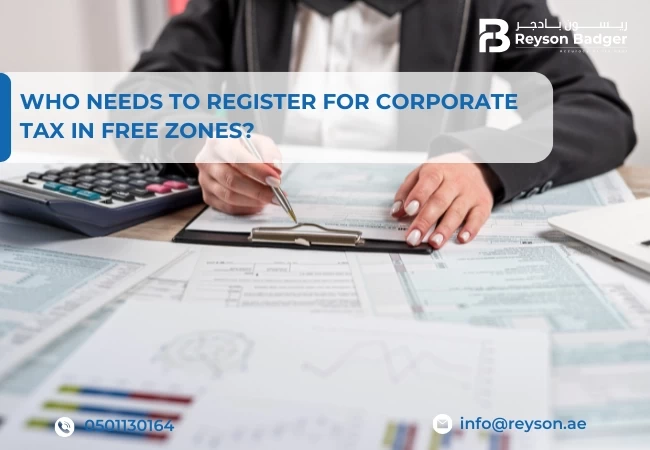 UAE register corporate tax Free zone
