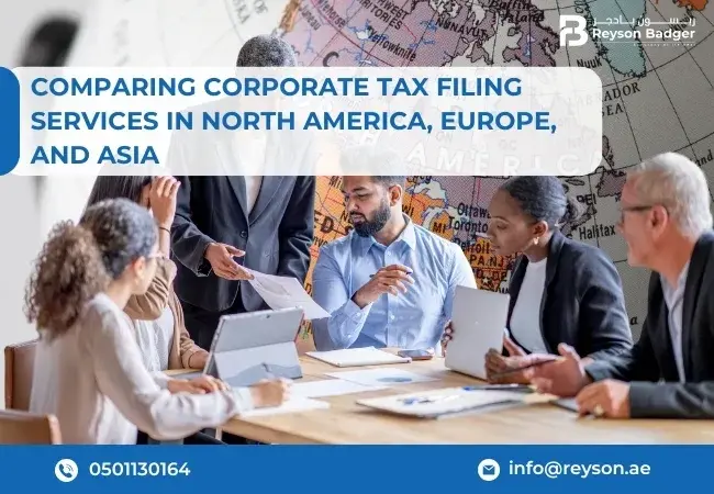 Comparing Corporate Tax Filing Services in North America, Europe, and Asia