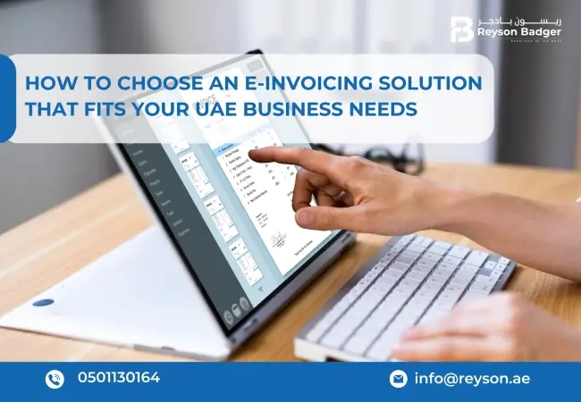 How to Choose an E-Invoicing Solution That Fits Your UAE Business Needs?
