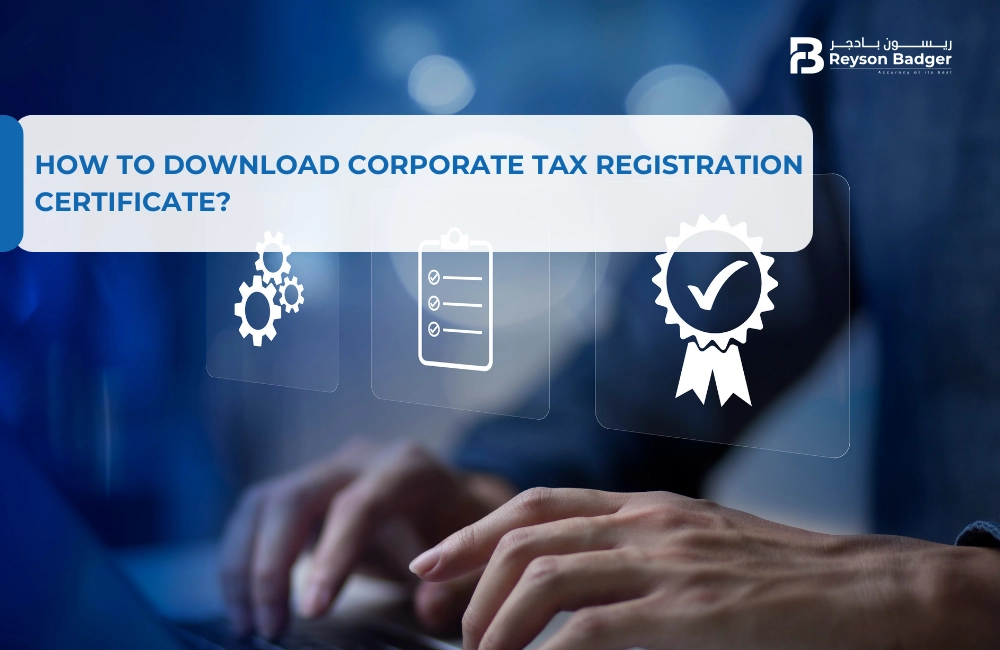 How to Download Corporate Tax Registration Certificate?