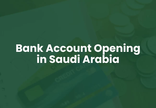 A close-up of a bank account opening in saudi arabia