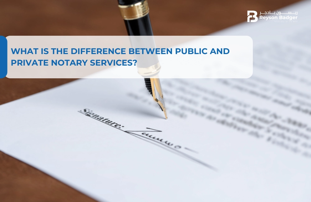 What is the Difference Between Public and Private Notary Services?